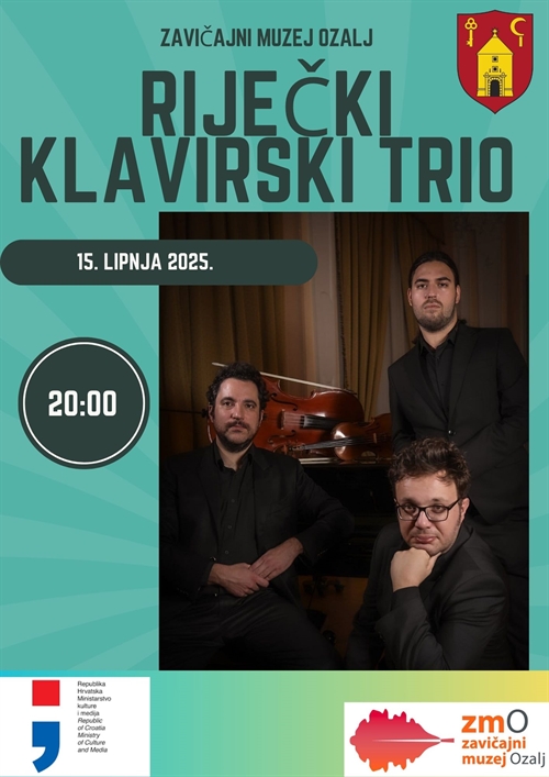 Koncert Riječkog klavirskog trija u Zavičajnom muzeju Ozalj